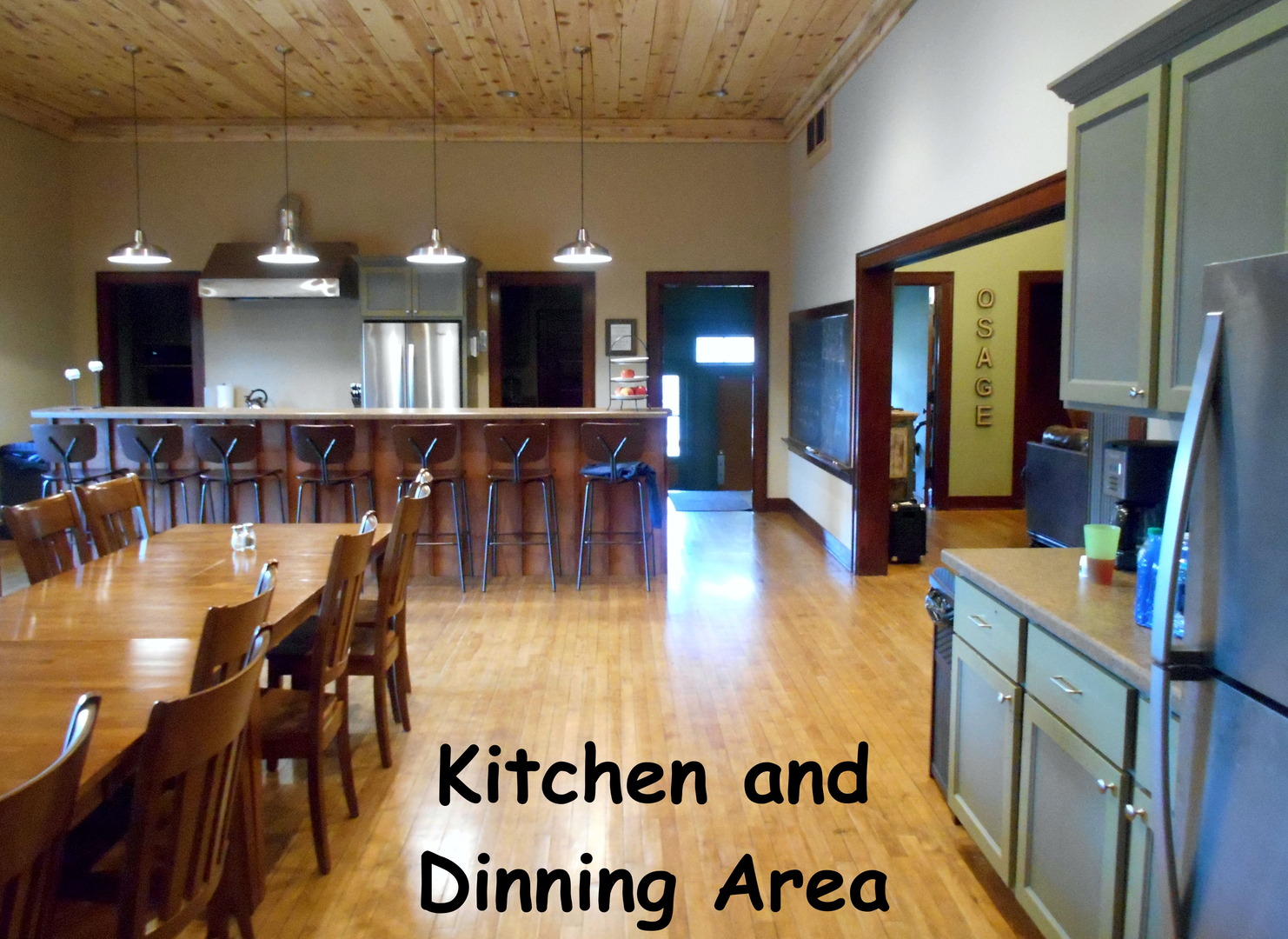 Osage Schoolhouse living area